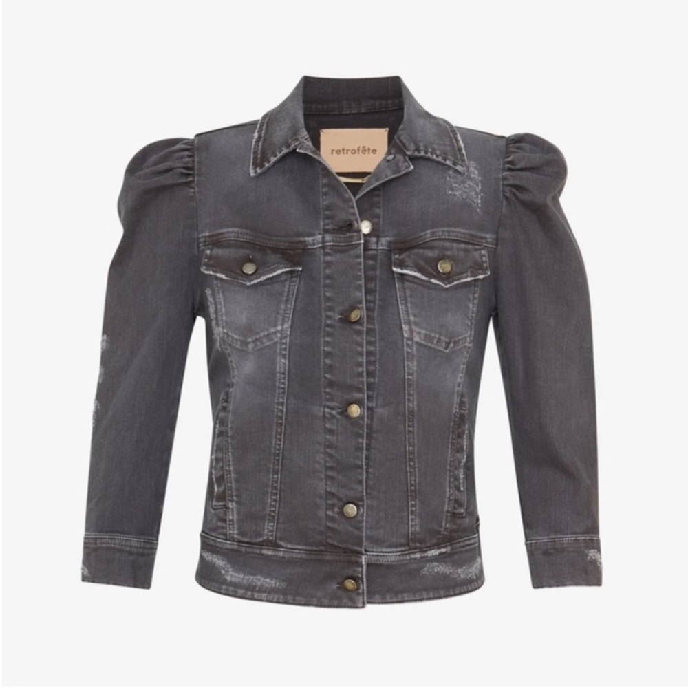 Retrofete Ada Jacket black/gray sz S